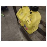 (2) 5 Gallon Fuel Cans...