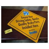 Bendix Sign, 25x25...