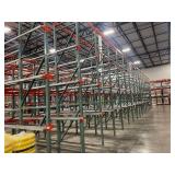 3 and 2 Pallets Deep X 4 High Drive-In Pallet Racking System