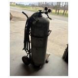 Torch on Cart with Propane Tank