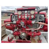 1982 Food F-700 Fire Truck with Front Mount Pump, Auto Hose Reel & Water Tank