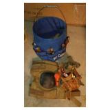 BUCKETEER, Tool Belt, Knee Pads and Tools.