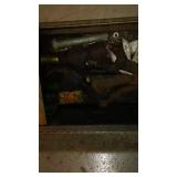 Master Mechanic Toolbox With Tools.