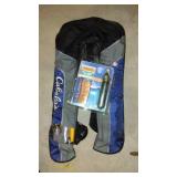 Cabelas Inflatable Life Jacket With Re-Arming Kit.