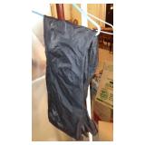 Clothes Rolling Rack With Columbia Jackets