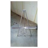 Aluminum Display Easel and Portfolio For Artwork.
