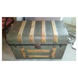 Vintage Camel Back Trunk.