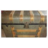 Vintage Camel Back Trunk.