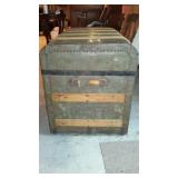 Vintage Camel Back Trunk.