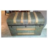 Vintage Camel Back Trunk.