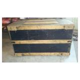 Vintage Camel Back Trunk.