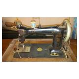 Wheller and Wilson Sewing Machine D-9 With Sew Table.