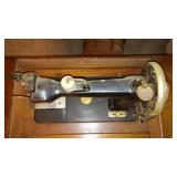 Wheller and Wilson Sewing Machine D-9 With Sew Table.