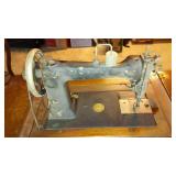 Wheller and Wilson Sewing Machine D-9 With Sew Table.