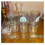 George Kilians, Jack Daniels, Coors Beer Glasses and More.