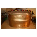 Antique Copper Boiler Wash Tub