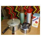 Vintage American Thermos Bottle and More.