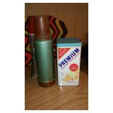 Vintage American Thermos Bottle and More.