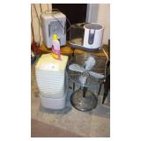 Titan Heater, Whirlpool De- Humidifier, Fan, Sunbeam Humidifier.