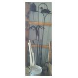 Shepherds Hooks and Bird Feed.