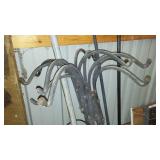 Shepherds Hooks and Bird Feed.