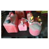 Gas Cans (5), 1-5 Gallon Size.