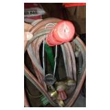 Harper Trucks Welding Oxygen Tank Cart With Hoses.