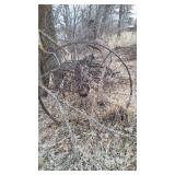 Hay Rake with 48 in. Wheels