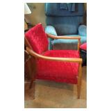 Midcentury Chairs And Stool.