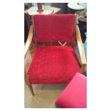 Midcentury Chairs And Stool.