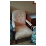 Midcentury Chairs And Stool.