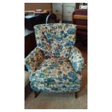 Midcentury Chairs And Stool.