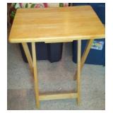 Wood TV Trays (8)
