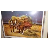 Gary Miller Dakota Harvest Framed Print.