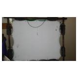 Eagle on Stretched canvas and Figurines (2)