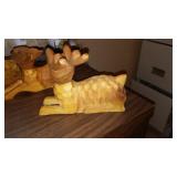 Deer on Stretched canvas and Figurines (5)