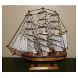 Wooden Model Flying Cloud  Sailing Ship.