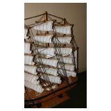 Wooden Model Flying Cloud  Sailing Ship.