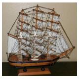 Wooden Model Flying Cloud  Sailing Ship.