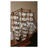 Wooden Model Flying Cloud  Sailing Ship.
