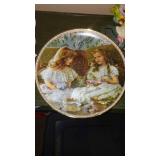 Porcelain Best Friends Figurine, Cast  Bookends.