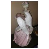 Porcelain Best Friends Figurine, Cast  Bookends.