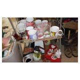 Baker Shelf, 5 Teir, With Surrounding Contents