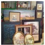 Vintage Art and Folding Photo Divider.