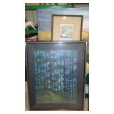 Vintage Art and Folding Photo Divider.