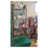 Mid-Century Shelving(2) with Contents.