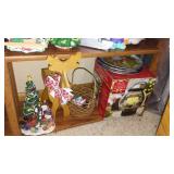 Mid-Century Shelving(2) with Contents.