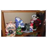 Mid-Century Shelving(2) with Contents.