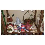 Mid-Century Shelving(2) with Contents.