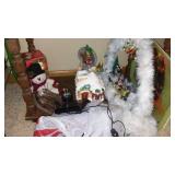 Mid-Century Shelving(2) with Contents.